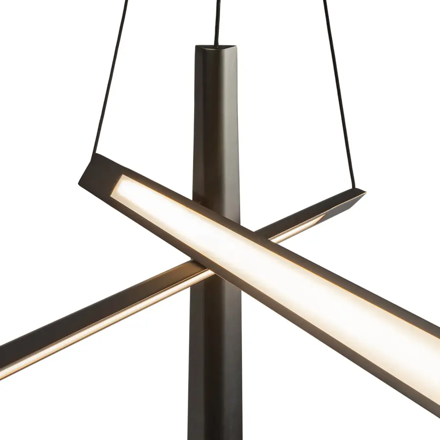 Lex 27-Inch Chandelier in Urban Bronze - Image 4