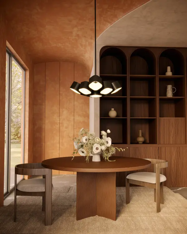 Modern Industrial Elegance with Warm LED Illumination - Image 2