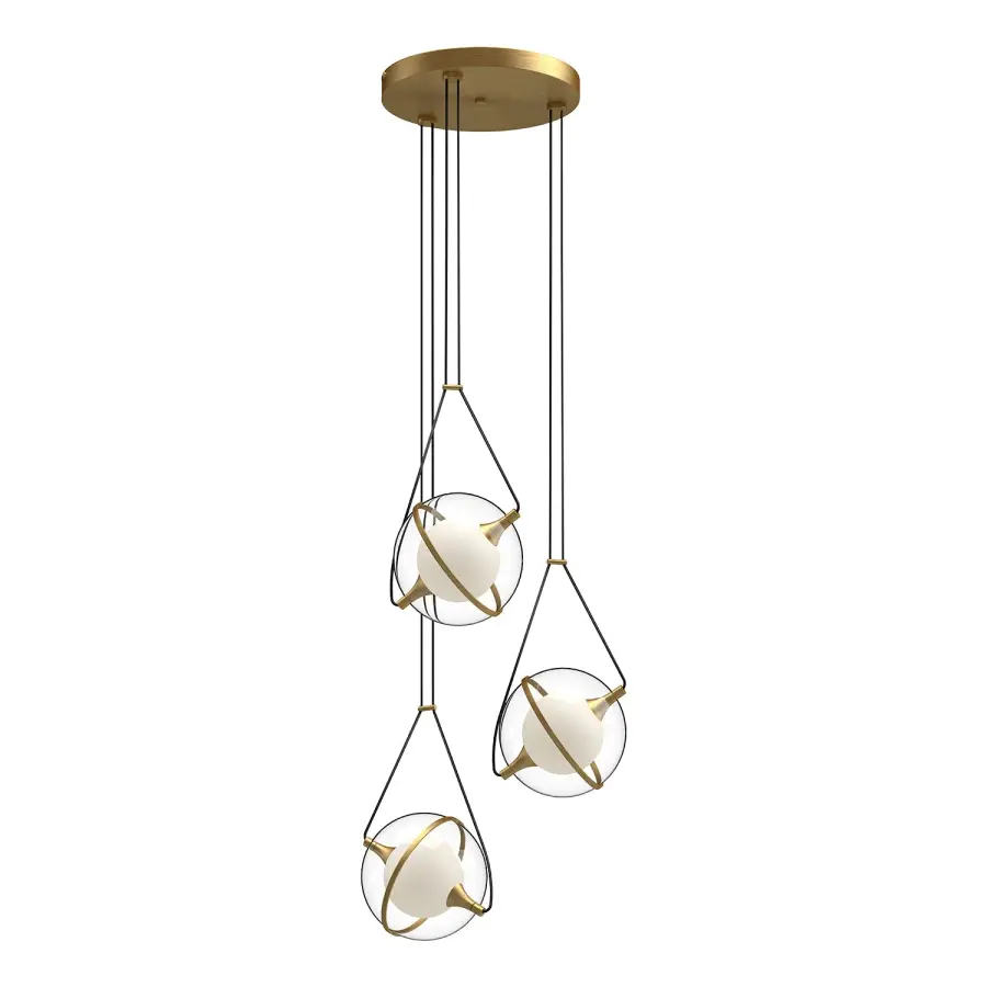 Celestial Modern Chandelier with Adjustable Gyroscope Design - Image 6