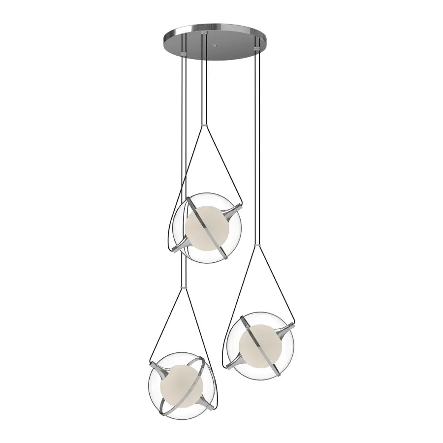 Aries 28" Chandelier in Matte Black - Image 1