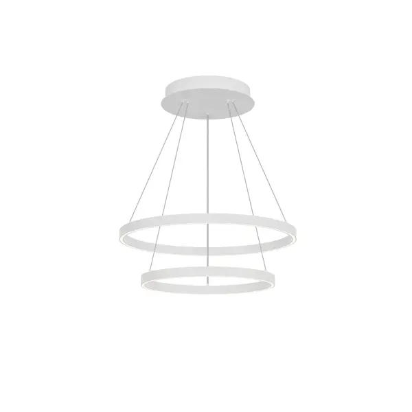Cerchio 24" Two-Tier LED Chandelier - Image 7