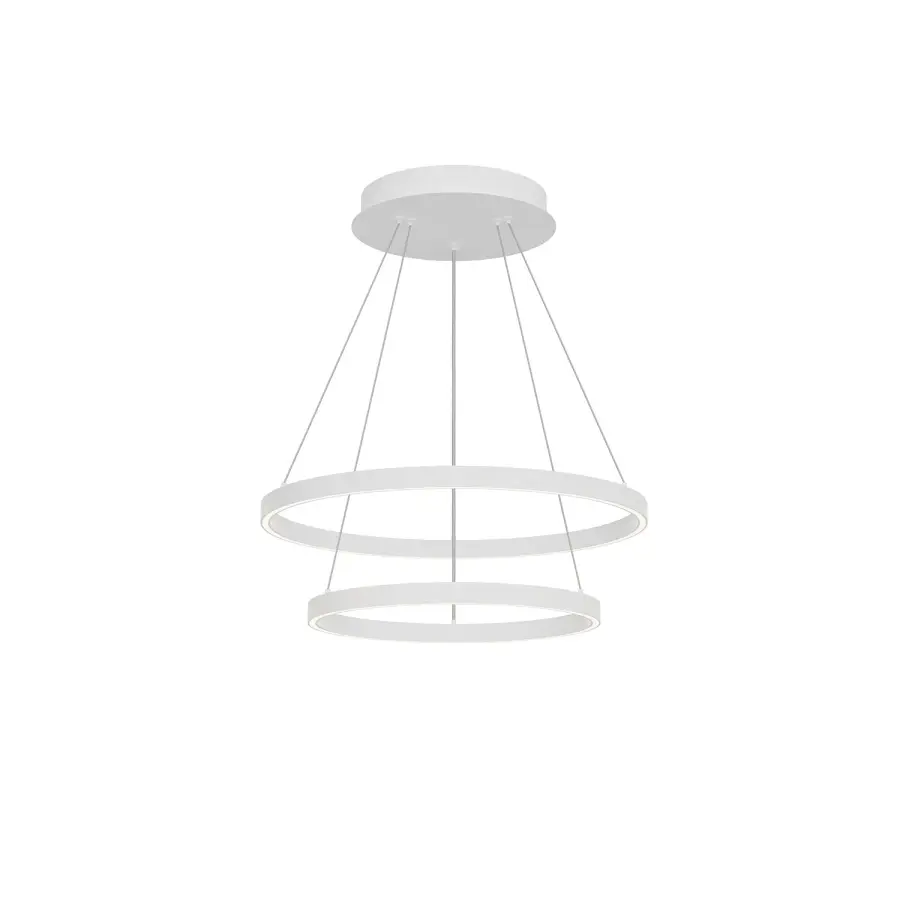 Cerchio 24" Two-Tier LED Chandelier - Image 7