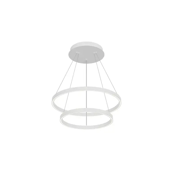 Cerchio 24" Two-Tier LED Chandelier - Image 8