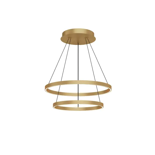 Cerchio 24" Two-Tier LED Chandelier - Image 9