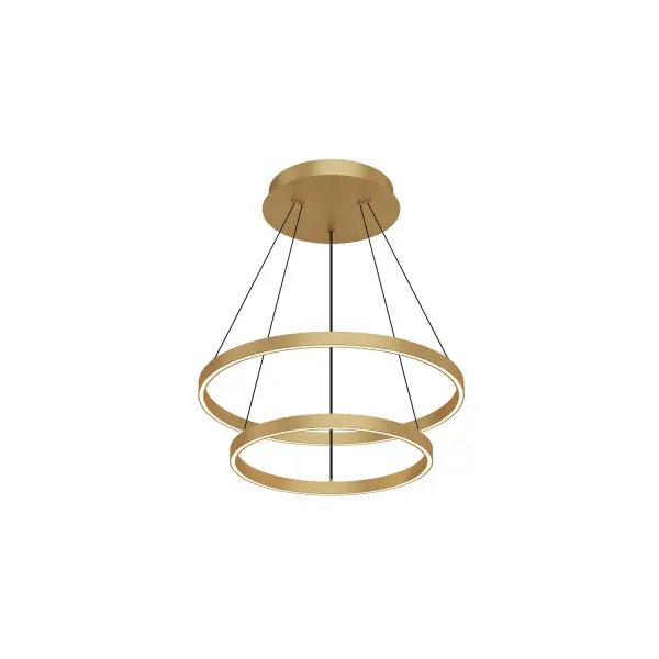 Cerchio 24" Two-Tier LED Chandelier - Image 10
