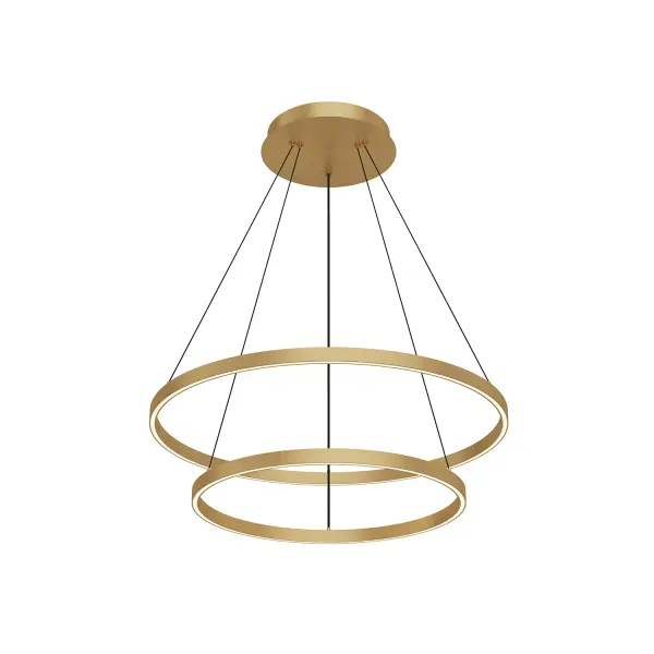 Striking Two-Tier Modern Chandelier with Integrated LED Technology - Image 13