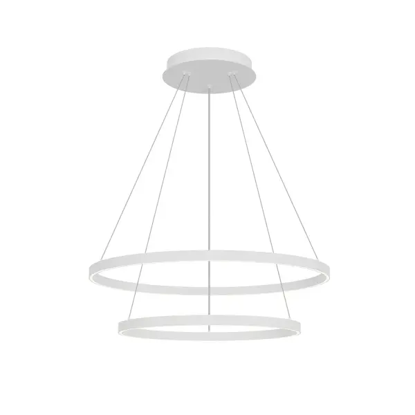 Striking Two-Tier Modern Chandelier with Integrated LED Technology - Image 10
