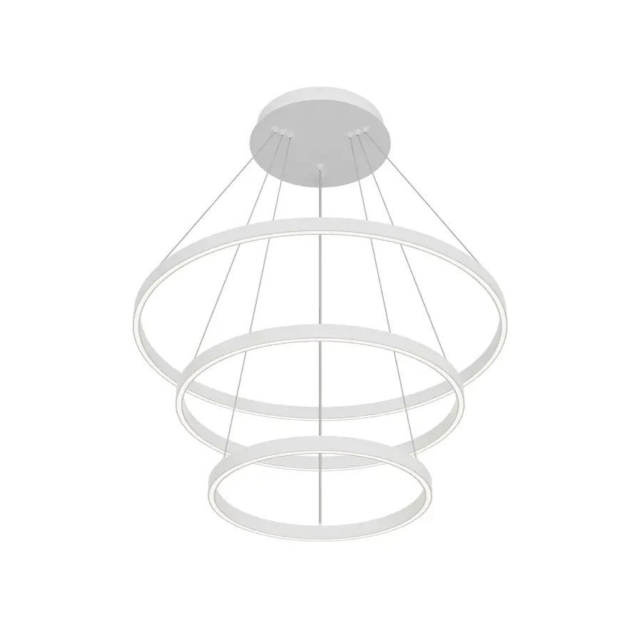 Striking Three-Tier Modern Chandelier with Integrated LED Technology - Image 1
