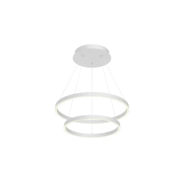 Cerchio 24" Two-Tier Up/Down Chandelier - Image 6