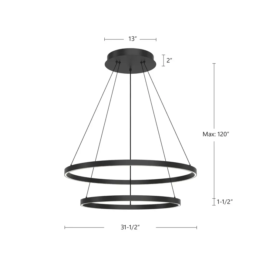 Striking Two-Tier Design with Warm Integrated LED Lighting - Image 12