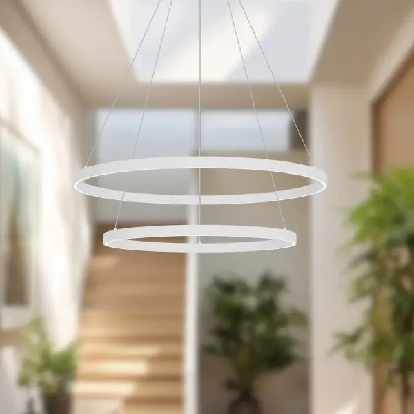 Striking Two-Tier Design with Warm Integrated LED Lighting - Image 3