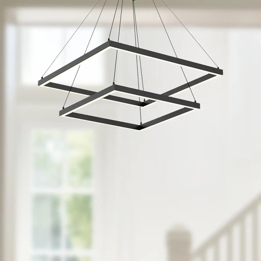 Piazza 24-Inch 2-Layer Chandelier - Image 2