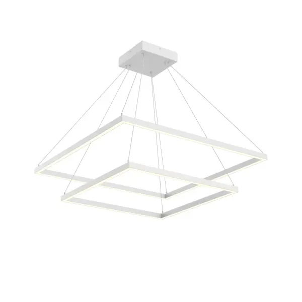 Sophisticated Two-Tier Linear Chandelier with Integrated LED - Image 6