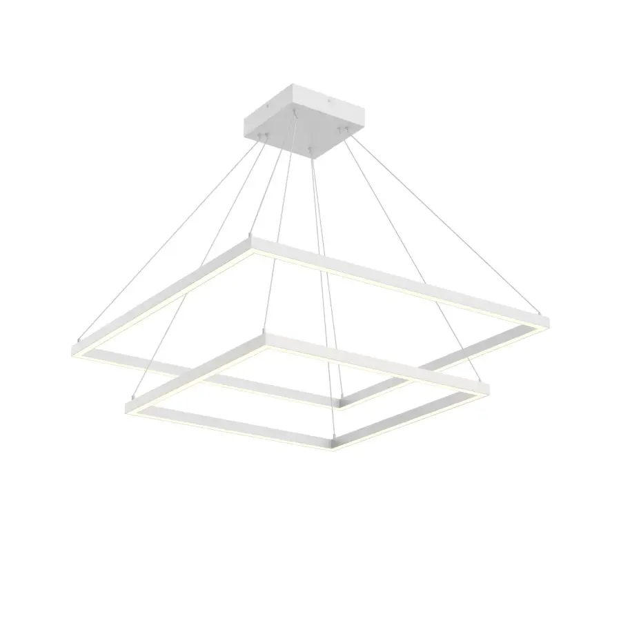 Sophisticated Two-Tier Linear Chandelier with Integrated LED - Image 6