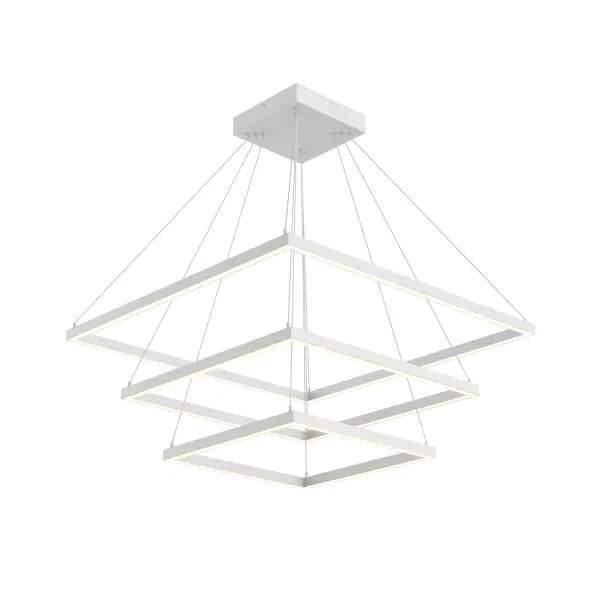 Piazza 32" 3-Layer Chandelier in Brushed Gold - Image 8