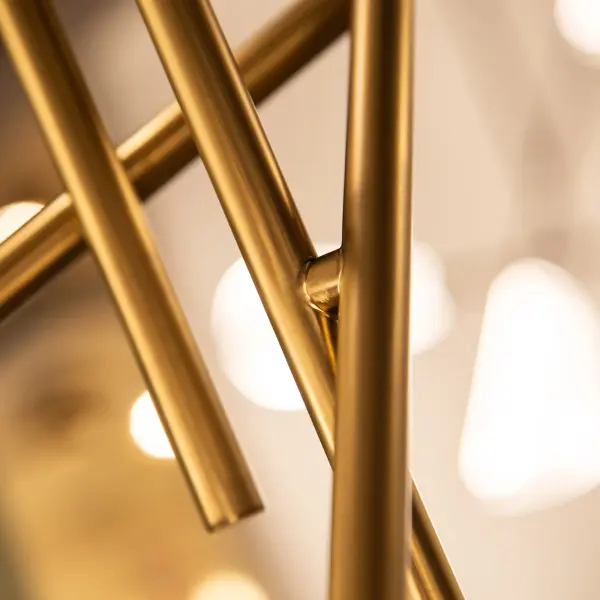Amara 32-Inch Chandelier in Brushed Gold - Image 4