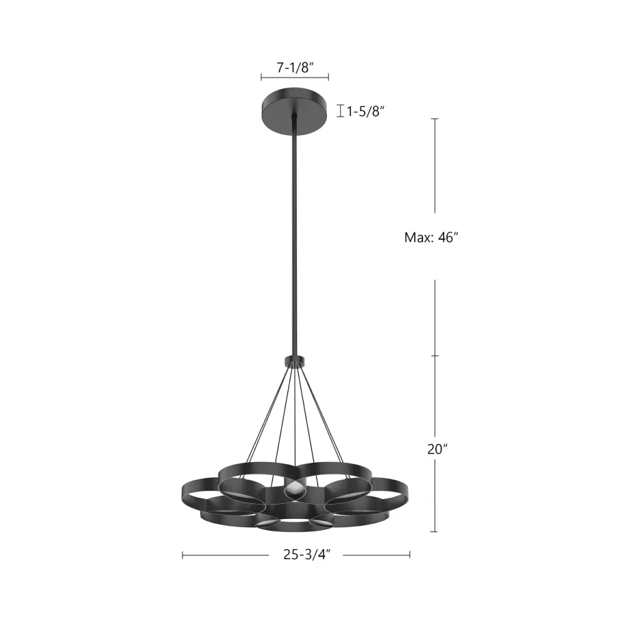 Maestro 26-Inch Chandelier - Image 9