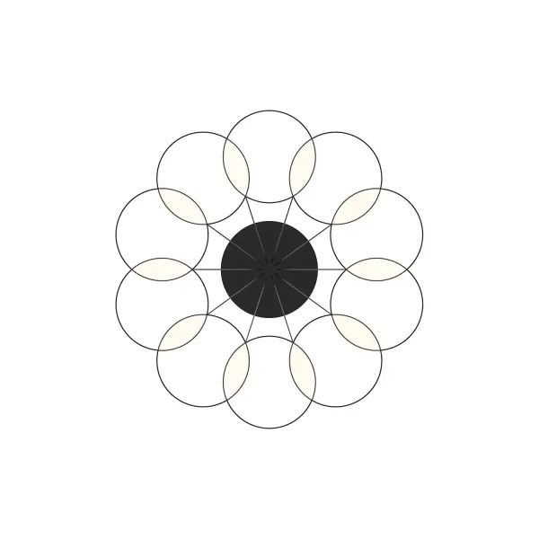 Maestro 33-Inch Chandelier in Matte Black - Image 13