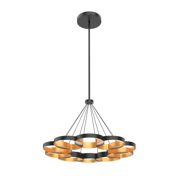 Maestro 33-Inch Chandelier in Matte Black - Image 7