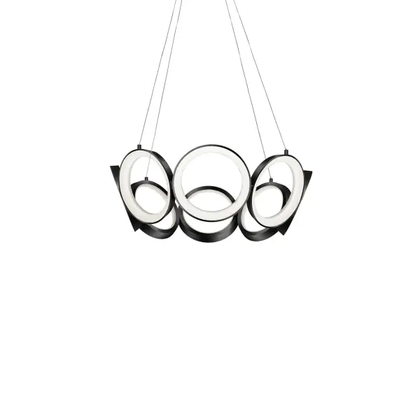 Sculptural Modern Chandelier with Integrated LED Technology - Image 7