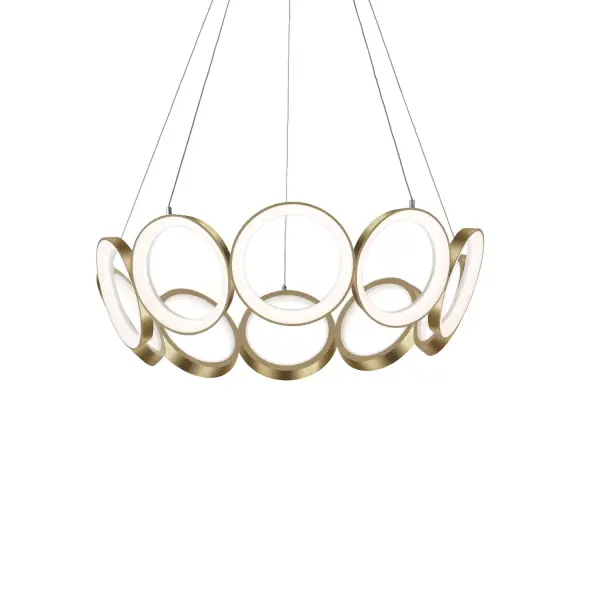 Modern Sculptural Chandelier with Integrated LED Technology - Image 8