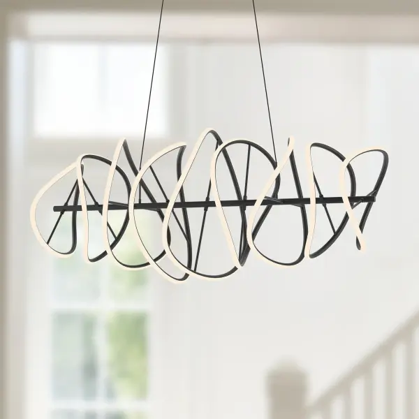 Sculptural LED Chandelier Makes a Bold Contemporary Statement - Image 3