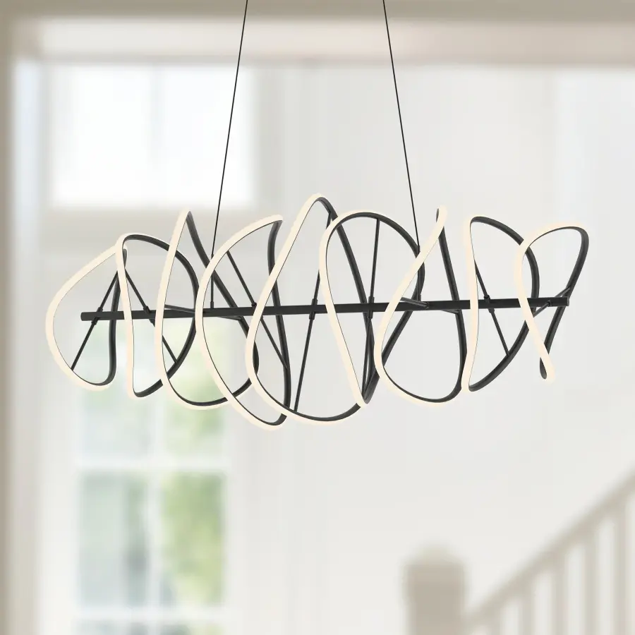 Sculptural LED Chandelier Makes a Bold Contemporary Statement - Image 3