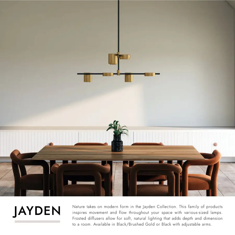 Jayden 40-Inch Modern Chandelier - Image 14