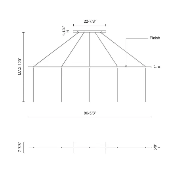 Architectural Linear System for Dramatic Multi-Pendant Installations - Image 4
