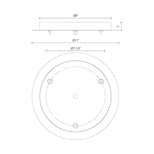 Canopy 11-Inch LED Multi-Pendant Canopy - Image 8