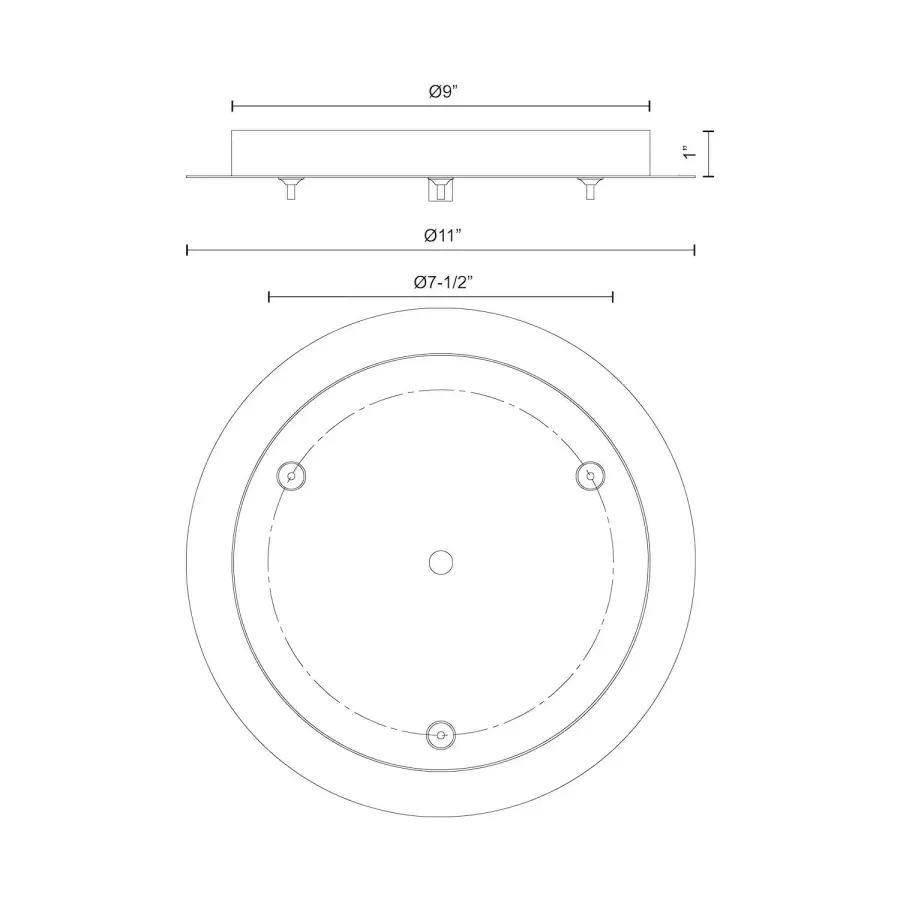 Canopy 11-Inch LED Multi-Pendant Canopy - Image 8