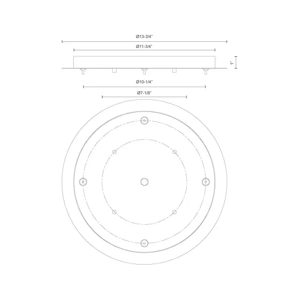 Canopy 13-Inch LED Multi-Pendant Canopy - Image 8