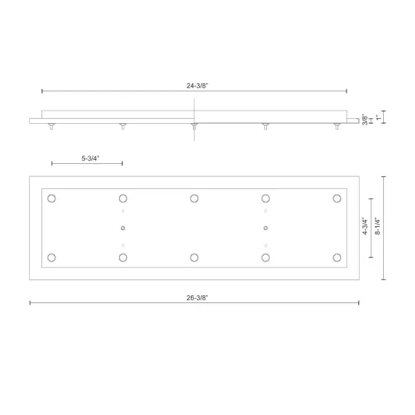 Canopy 26" LED Multi-Pendant Canopy System - Image 8