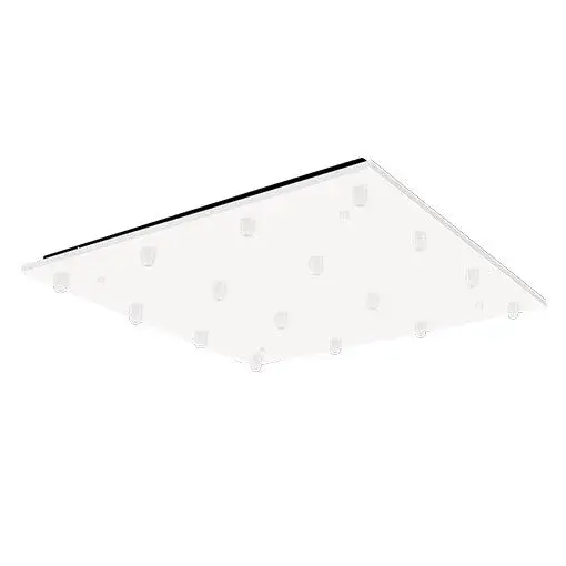 This 19-inch LED canopy system offers exceptional flexibility for creating custom multi-pendant installations. Designed to combine multiple line voltage pendants on a single canopy, it's perfect for those seeking a personalized lighting solution with contemporary style. - alternate view