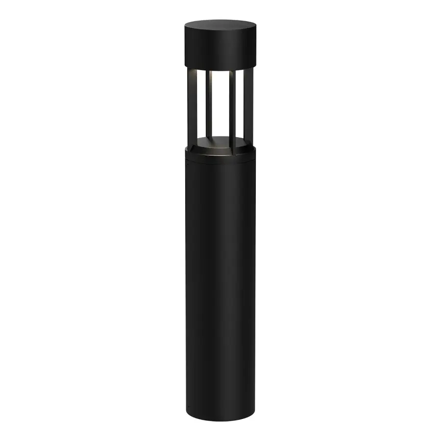 Novato 36" Exterior Bollard in Matte Black - Image 1