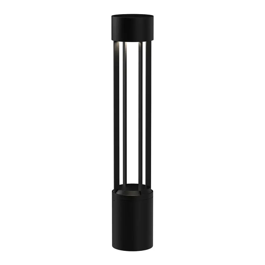 Knox 36" Exterior Bollard in Matte Black - Image 1