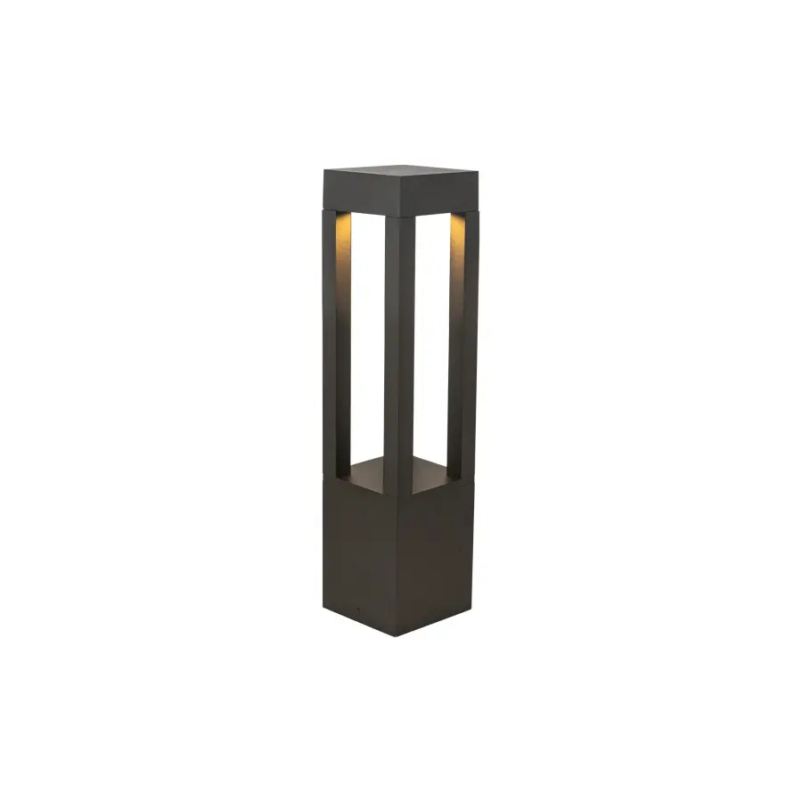 Napa 24" Exterior Bollard in Matte Black - Image 3