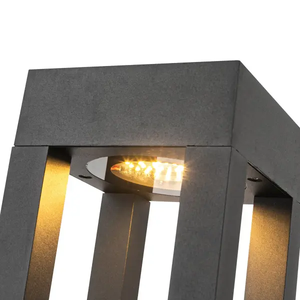Napa 24" Exterior Bollard in Matte Black - Image 4