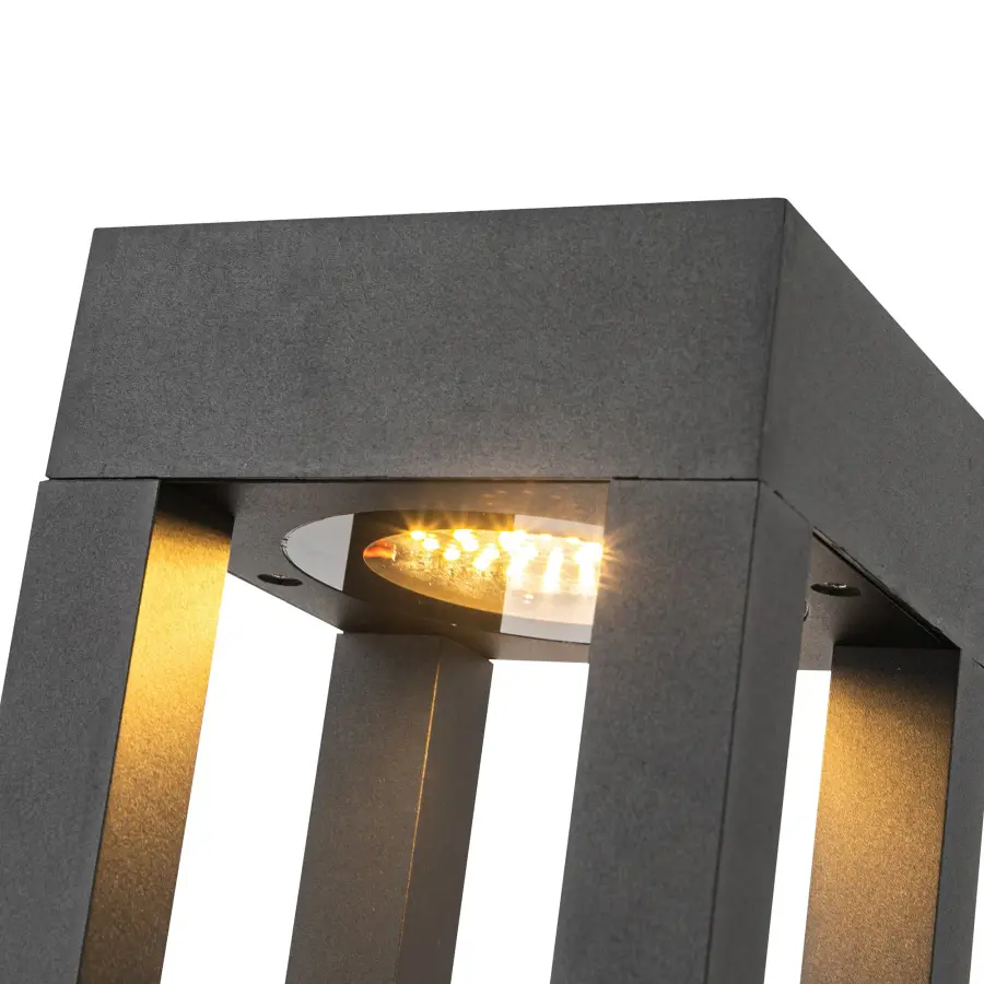 Napa 24" Exterior Bollard in Matte Black - Image 4