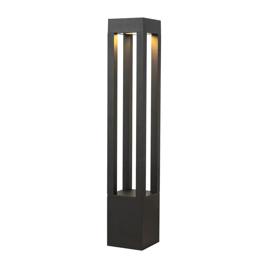 Napa 36" Exterior Bollard in Matte Black - Image 1