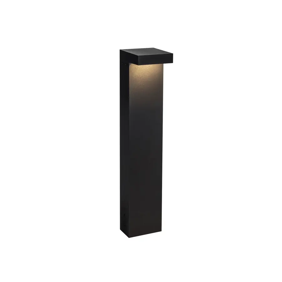 Evans 24-Inch Exterior Bollard in Matte Black - Image 4