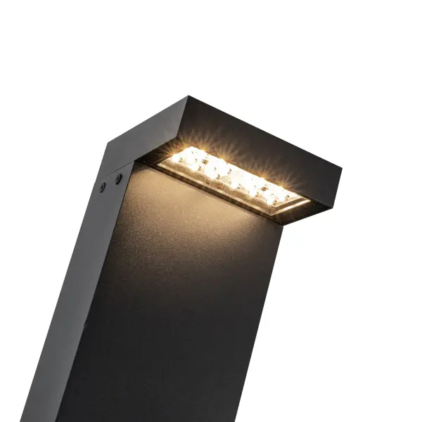 Evans 24-Inch Exterior Bollard in Matte Black - Image 5