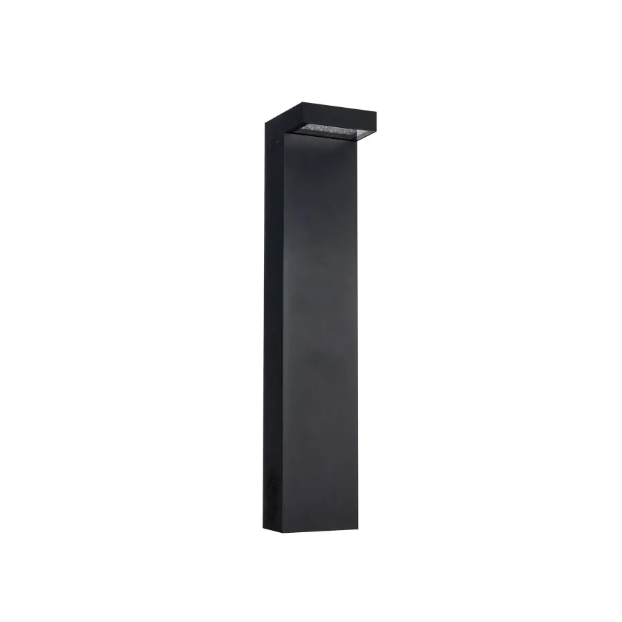 Evans 24-Inch Exterior Bollard in Matte Black - Image 6