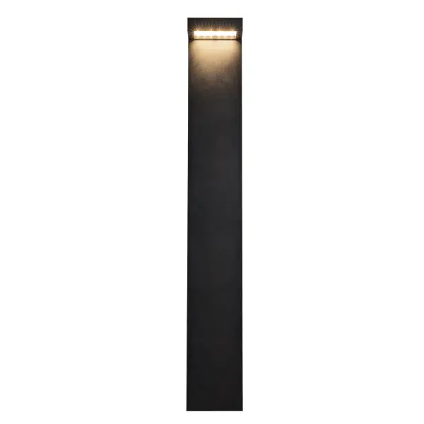 Evans 36-Inch Exterior Bollard in Matte Black - Image 3
