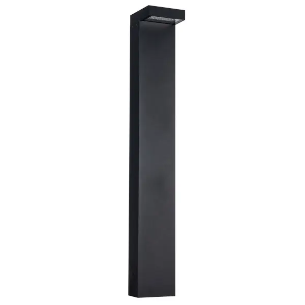 Evans 36-Inch Exterior Bollard in Matte Black - Image 5