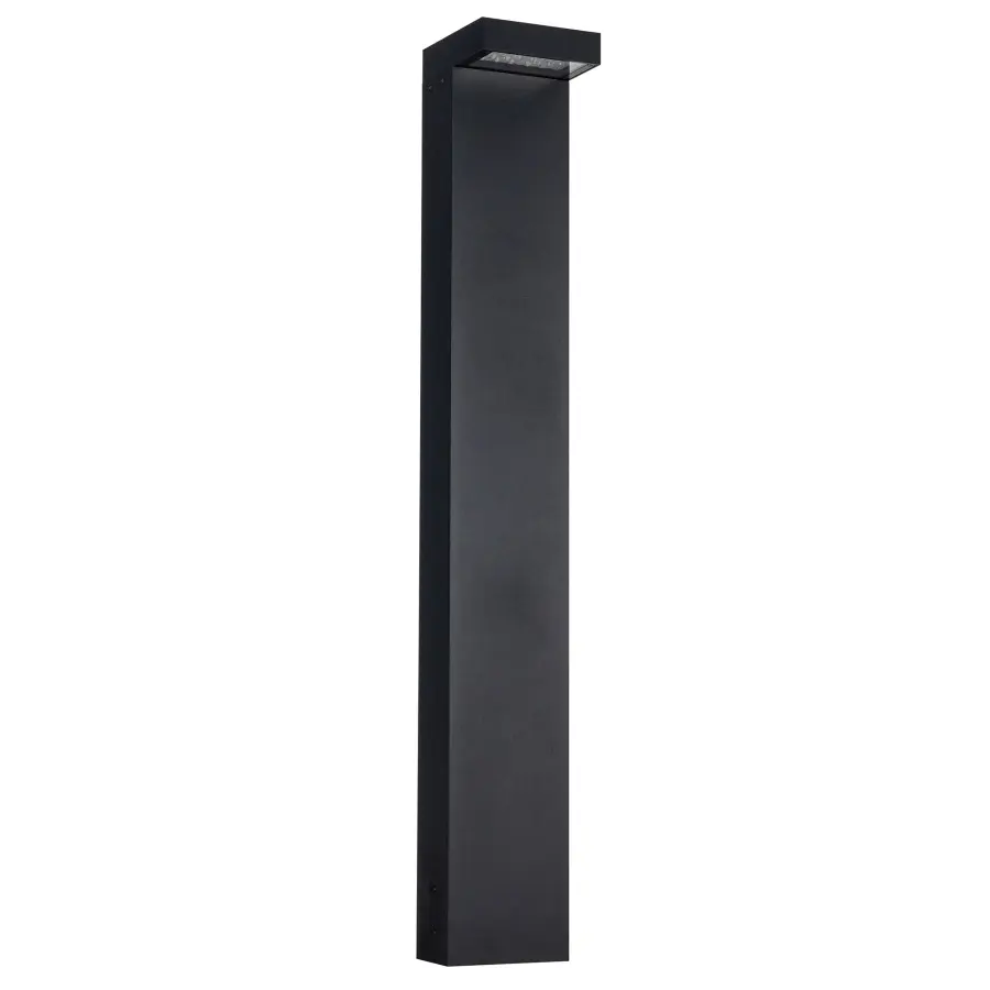 Evans 36-Inch Exterior Bollard in Matte Black - Image 5