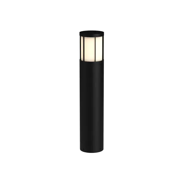 The Alden 31-inch bollard combines architectural design with high-power LED technology. Its die-cast aluminum construction and frosted diffuser deliver 360-degree illumination ideal for walkways and outdoor spaces.