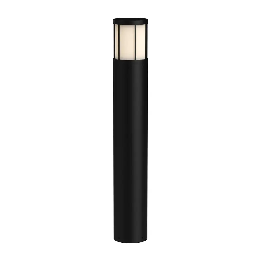 Alden 41-Inch Exterior Bollard in Matte Black - Image 1