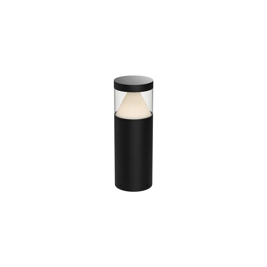 Hanover 18" Exterior Bollard in Matte Black - Image 1