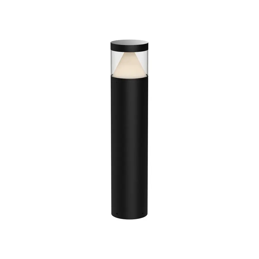 Hanover 30" Exterior Bollard in Matte Black - Image 1